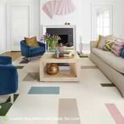 Custom Rug shown with Made You Look