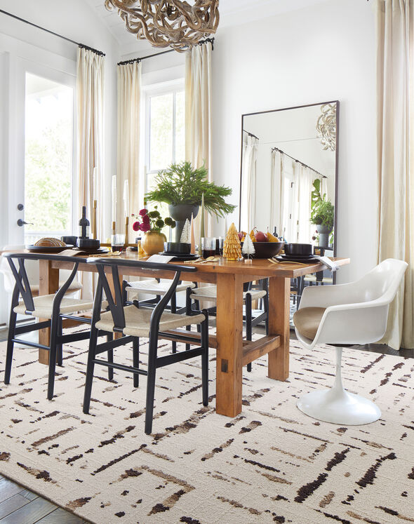 Lilting - Mahogany: Patterned Area Rugs & Carpet Tiles by FLOR