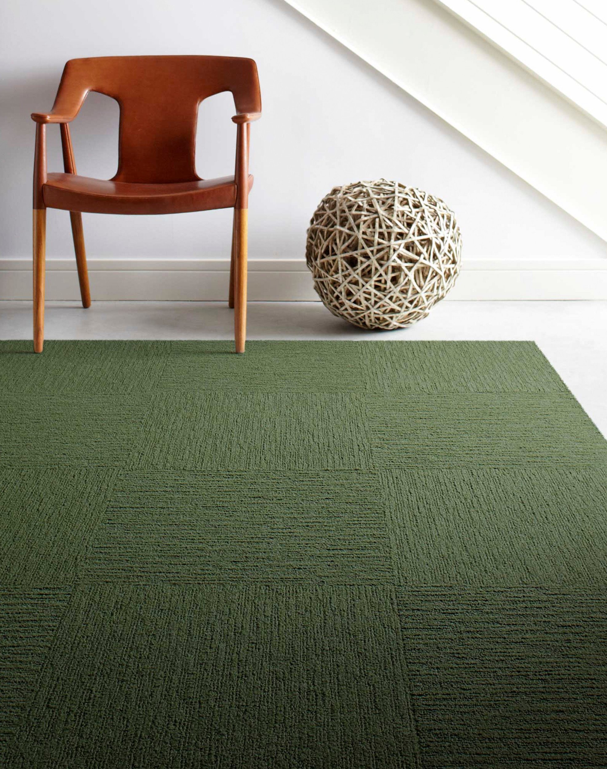 Made You Look - Forest: Solid Color Area Rugs & Carpet Tiles by FLOR