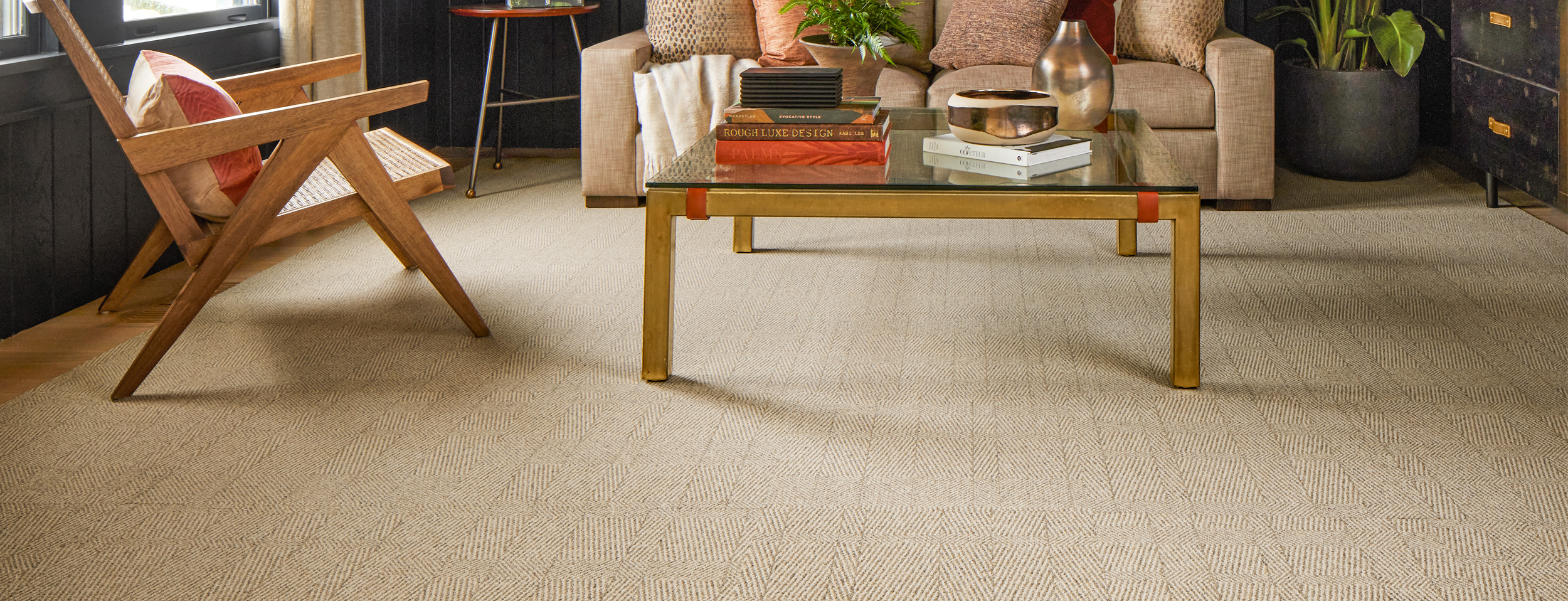 Tweed Indeed - Maize: Patterned Area Rugs & Carpet Tiles by FLOR